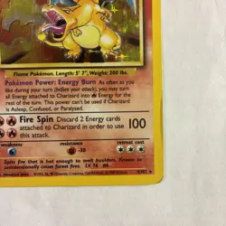 Charizard 4/102 Base Set Holo Rare Card LP Pokemon TCG - Image 5