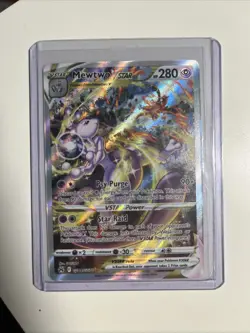 Pokemon Mewtwo VSTAR TCG Ultra Rare Card GG44/GG70 Crown Zenith Galarian Gallery - Image 1