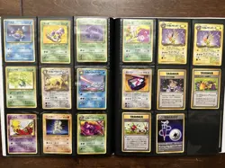 Collection Lot of (15) Vintage Pokemon Cards 1996 WOTC - Japanese Team Rocket - Image 1