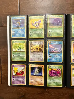 Collection Lot of (15) Vintage Pokemon Cards 1996 WOTC - Japanese Team Rocket - Image 2