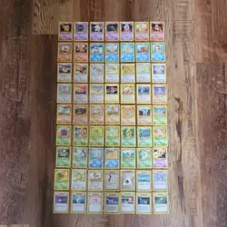 Near Complete 1999 Base Set 2 Pokemon Cards Lot TCG WOTC - Image 1