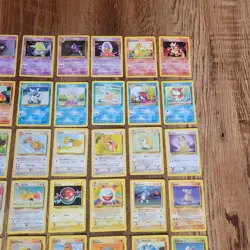 Near Complete 1999 Base Set 2 Pokemon Cards Lot TCG WOTC - Image 3