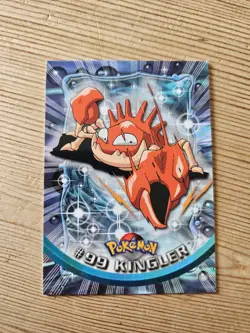 Topps Pokemon Kingler Non Holo 99 Series 1 Card Blue Topps Trading Card - Image 1