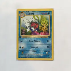 Seaking 46/64 Uncommon Jungle 1st Edition Regular Non-Holo Pokemon Card LP - Image 1