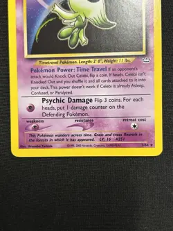Celebi Pokemon TCG Holo Rare Card 2001 03/64 Neo Revelation - Image 2