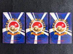 Set of 3 Misty's Tears Gym Deck banned art Card Japanese Pokemon Card 1998 - Image 2