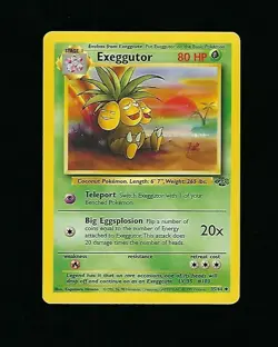 Exeggutor 35/64 - Unlimited Edition Pokemon Card Jungle Set 1999 WOTC - NM/M - Image 1