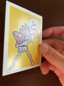 Hitmonchan Karuta - Japanese Pokemon Playing Cards 1999 - LP - Image 2
