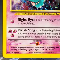 Misdreavus 11/64 LP Neo Revelation Holo Rare Pokemon TCG Card - Image 5