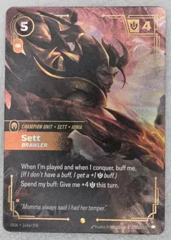 Riftbound Sett Promo Card 164a/298 League of Legends TCG English - Image 1