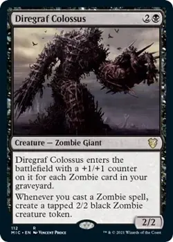 MTG Diregraf Colossus - 112 / English / Near Mint - Image 1