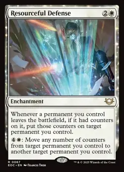 1x Resourceful Defense NM Eng MTG - Edge of Eternities EDH - Image 1