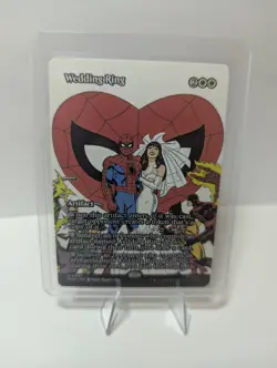 Wedding Ring Borderless #7 Spider-Man MTG 0007 REGULAR - Image 1