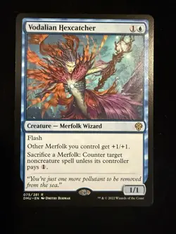 Vodalian Hexcatcher R Dominaria United 75 NM - Image 1
