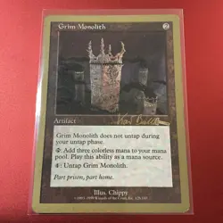 Grim Monolith - 1999 Kai Budde (ULG) World Championship Decks Regular - Image 1