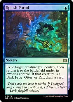 Splash Portal (0074) - Bloomburrow - Uncommon (Foil) - Image 1