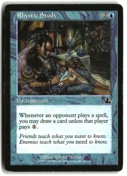 Rhystic Study Common Near Mint or Better - Image 1