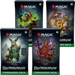 MTG TCG Commander Bloomburrow Commander Deck Display Set of 4 - New/Sealed - Image 1