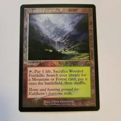Magic the Gathering - Wooded Foothills (Retro Foil) - Modern Horizons 3 - NM - Image 1