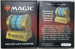 Magic: The Gathering: Deluxe Life Counter Plus Mini Magic Guide Book NEW SEALED - Image 2