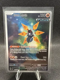 Iron Moth 187/182 Sv04: Paradox Rift Holo Illustration Rare Pokemon TCG - NM - Image 1