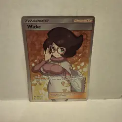 NM Pokemon Wicke (Full Art) 147/147 Sm-Burning Shadows Holo - Image 1