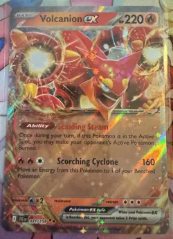 Volcanion ex 031/159 Double Rare Pokemon TCG Sv09: Journey Together Holo (NM) - Image 1