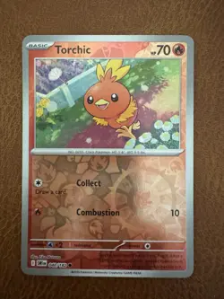 Torchic (REVERSE HOLO) 040/182 Pokemon TCG: SV10: Destined Rivals - Image 1