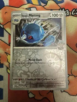 Steven's Metang 144/182 (REVERSE HOLO) Pokemon TCG: Destined Rivals - Image 1