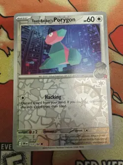 Team Rocket's Porygon 153/182 (REVERSE HOLO) Pokemon TCG: Destined Rivals - Image 1