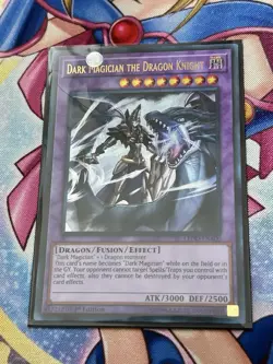 Dark Magician the Dragon Knight LEDD-ENA00 Legendary Dragon Decks 1st ED (VLP) - Image 1