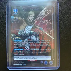 Union Arena Autographed Erwin Smith AoT English Card UE10BT/AOT-1-002 SR signed - Image 1
