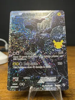 Pokemon TCG Zekrom Celebrations Classic Collection Holo Ultra Rare Card 114/114 - Image 1