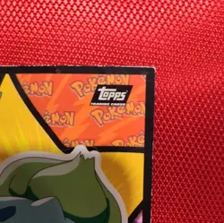 Pokemon Topps - Bulbasaur - The First Movie 1999 - Sticker Card Black Logo - LP - Image 4