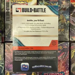 Pokemon TCG Twilight Masquerade Build and Battle Box 4 Booster Packs Promo Card - Image 3