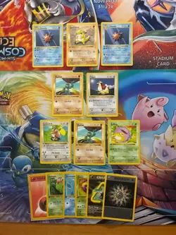 Vintage Pokemon Card Lot WOTC First Edition Shadowless Etc Pigey Machop - Image 1
