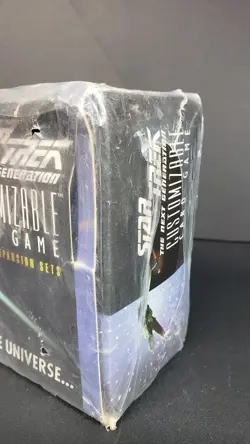 Star Trek Next Generation Customizable Card Game Sealed Expansion Sets Dmgd Box - Image 4