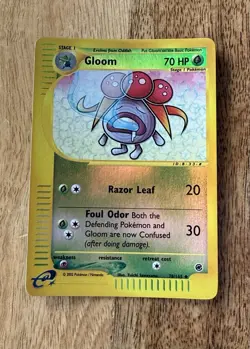 Gloom Near Mint Reverse Holo Foil 78/165 Expedition Pokemon Card - Image 1