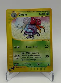 Gloom Near Mint Reverse Holo Foil 78/165 Expedition Pokemon Card - Image 2