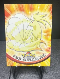 Ninetails #38 - TOPPS BLACK LOGO - TV Series 2 - NON-HOLO - Pokemon Card - NM - Image 1