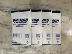 4x Digimon Card Game - Store Tournament Kit 2025 Vol 4 ENGLISH SEALED - Image 1