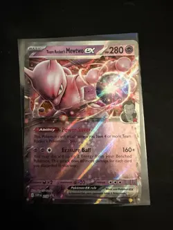 Team Rocket's Mewtwo ex 216 Sv: Scarlet & Violet Promo Cards Holo - Image 1