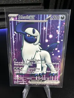 Pokemon TCG Absol EX Obsidian Flames Holo Ultra Rare Card 214/197 - Image 1