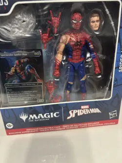 Magic the Gathering Card, Battle Damaged Spider-Man, Marvel Legends Card Only - Image 5