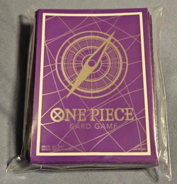 One Piece Card Game Bandai Fest Championship 2025 Silver Purple Sleeves Sealed - Image 1
