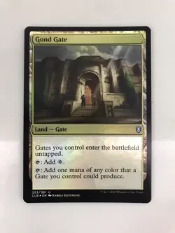 Gond Gate Foil MTG Magic the Gathering Card NM Near Mint Baldurs CLB - Image 1