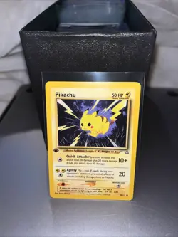 Pokemon Pikachu Card 70/111 First Edition WOTC Vintage Neo Genesis MINT - Image 1