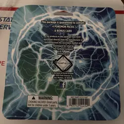 TCG Lightning Set 4 Pack with Guaranteed Pikachu 88 Promo Card - Image 2