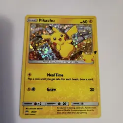 Pokemon Pikachu 25/25 HOLO 25th Anniversary McDonalds Promo 2021 Card - Image 1