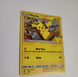 Pokemon Pikachu 25/25 HOLO 25th Anniversary McDonalds Promo 2021 Card - Image 2